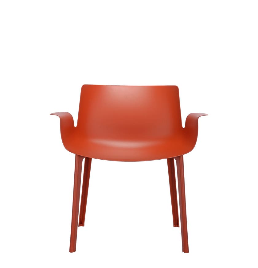 Fauteuil PIUMA de Kartell, Orange rouille