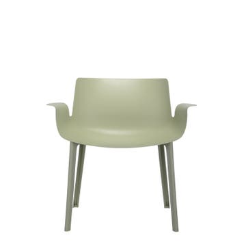 Fauteuil PIUMA de Kartell, Vert sauge