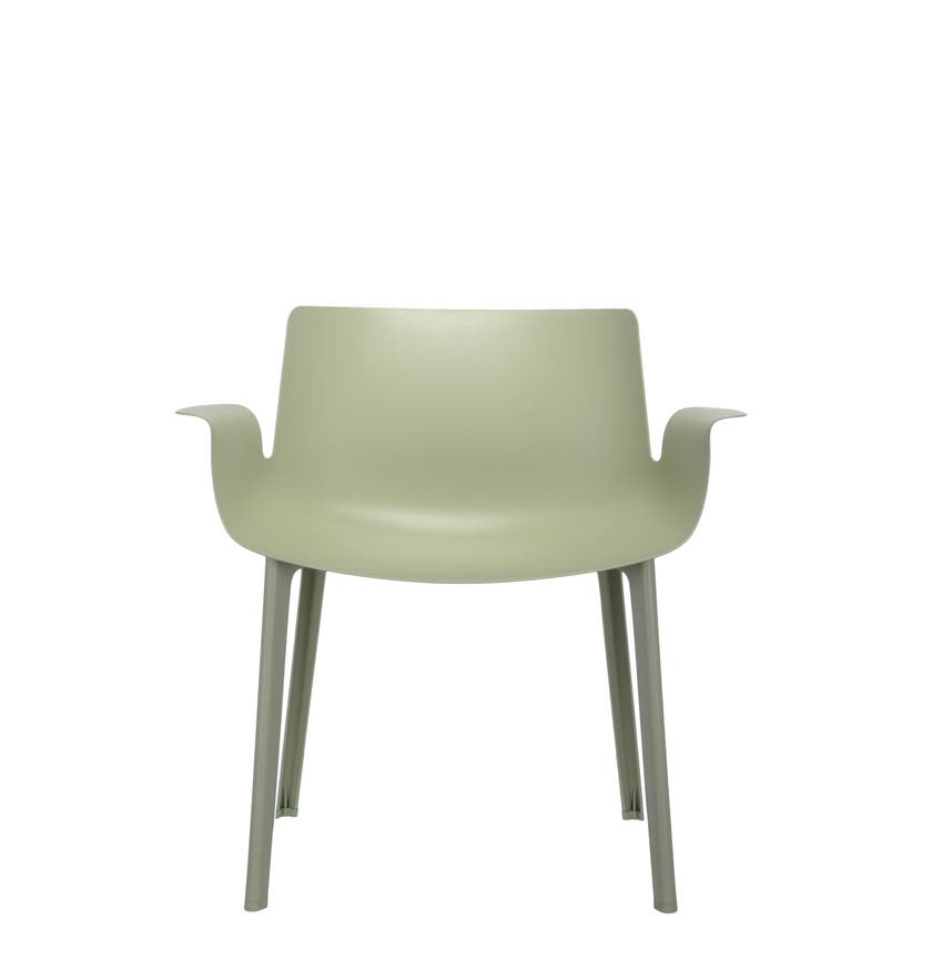 Fauteuil PIUMA de Kartell, Vert sauge