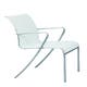 Fauteuil QT, Blanc électropoli