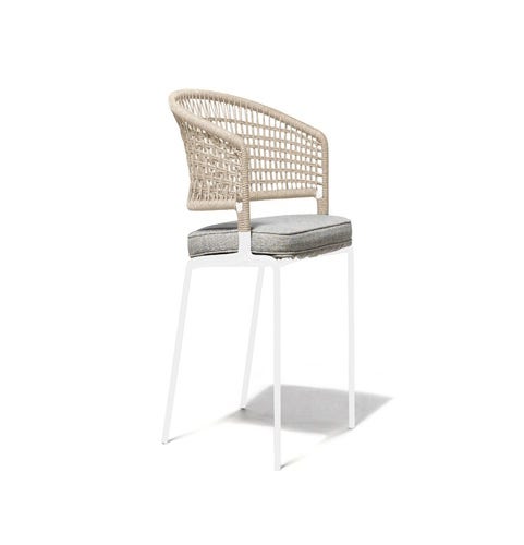 Fauteuil repas CTR de Tribu, Blanc et lin