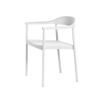 Fauteuil repas ILLUM de Tribù, Blanc