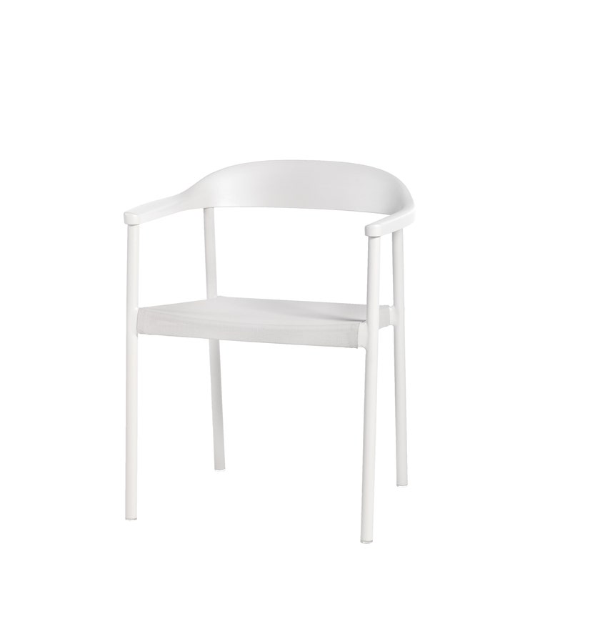 Fauteuil repas ILLUM de Tribù, Blanc