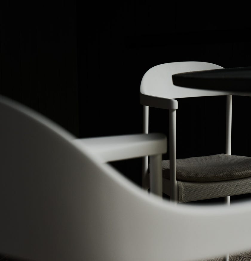 Fauteuil repas ILLUM de Tribù, Wengé 