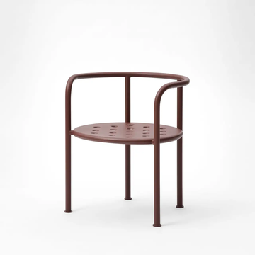 Fauteuil ROÈ, Aluminium, Autumn Red