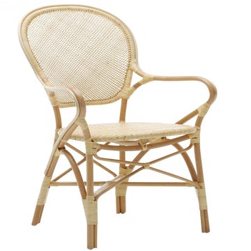 Fauteuil de table ROSSINI de Sika Design, Naturel