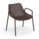 Fauteuil ROUND, Marron D'Inde