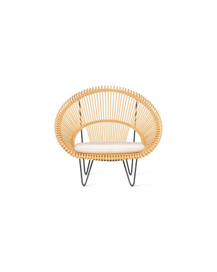 Fauteuil ROY COCOON de Vincent Sheppard, Sans coussin, Camel Fauteuil ROY COCOON de Vincent Sheppard, Sans coussin, Camel