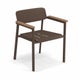 Fauteuil SHINE, Marron d'Inde 