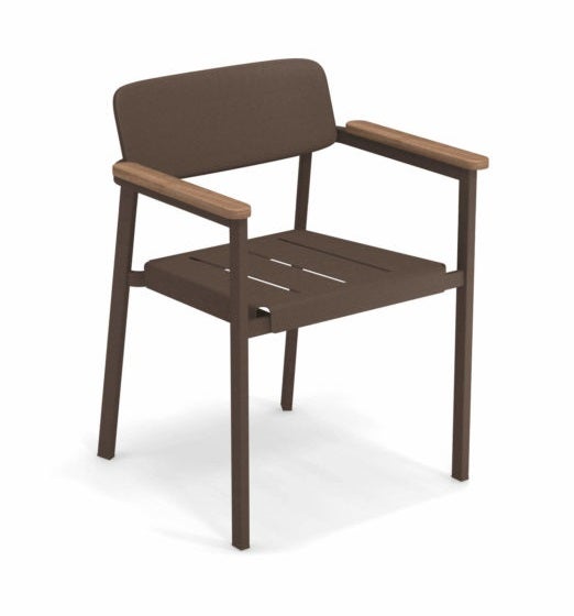 Fauteuil SHINE de Emu, Marron d'Inde Fauteuil SHINE de Emu, Marron d'Inde