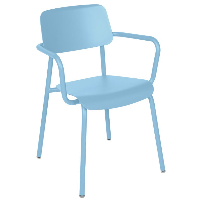 Fauteuil STUDIE de Fermob, Bleu maya Fauteuil STUDIE de Fermob, Bleu maya