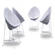 Fauteuil SWEET 27 W de Gervasoni, Blanc