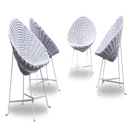 Fauteuil SWEET 27 W de Gervasoni, Blanc