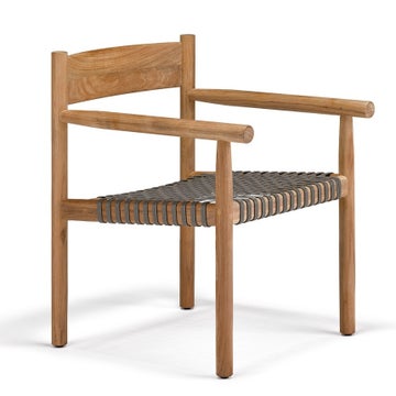 Fauteuil TIBBO de Dedon, noir mat