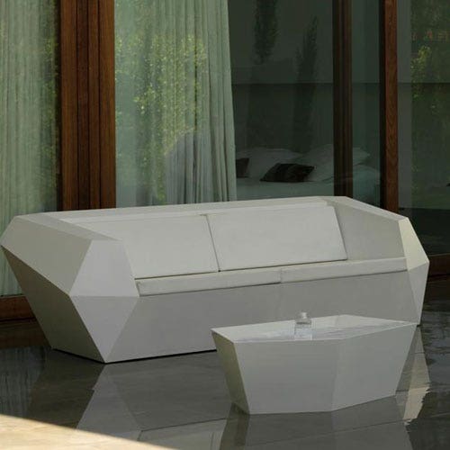 SOFA FAZ, Blanc de VONDOM SOFA FAZ, Blanc de VONDOM