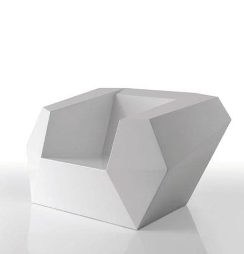 FAUTEUIL FAZ, Blanc de VONDOM