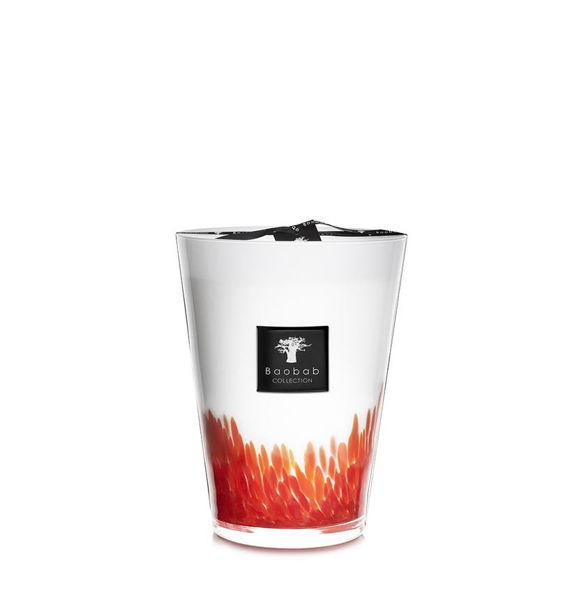 Bougie MAXI MAX FEATHERS MASAAI de Baobab Collection