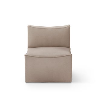 Chauffeuse CATENA de Ferm Living, Small, Tissu Cotton linen natural