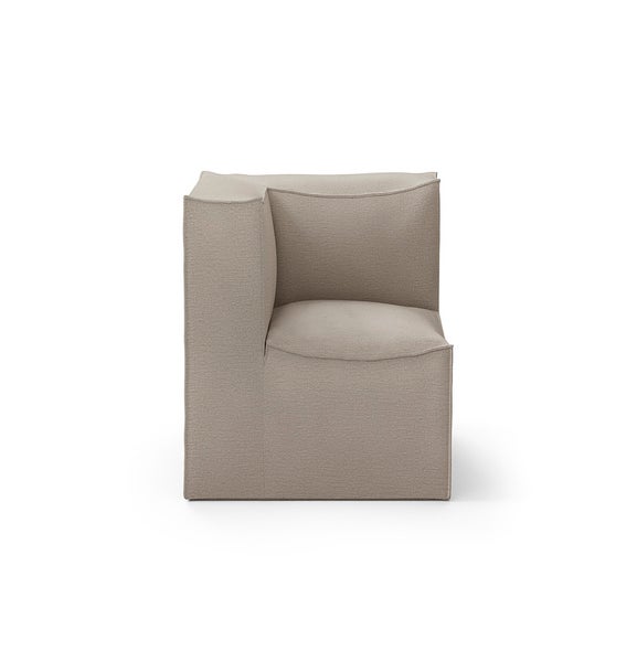 Module d'angle CATENA de Ferm Living, Small, Tissu Cotton linen natural