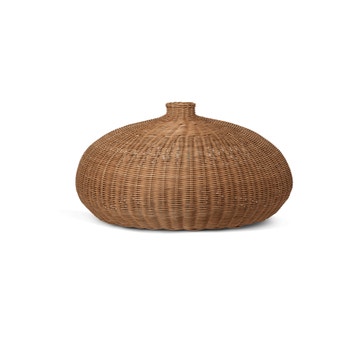 Abat-jour BELLY de Ferm Living, Rotin tressé naturel
