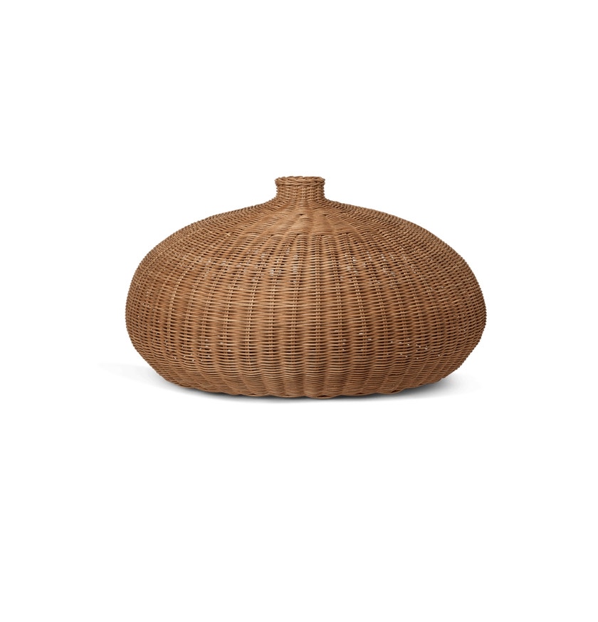 Abat-jour BELLY de Ferm Living, Rotin tressé naturel