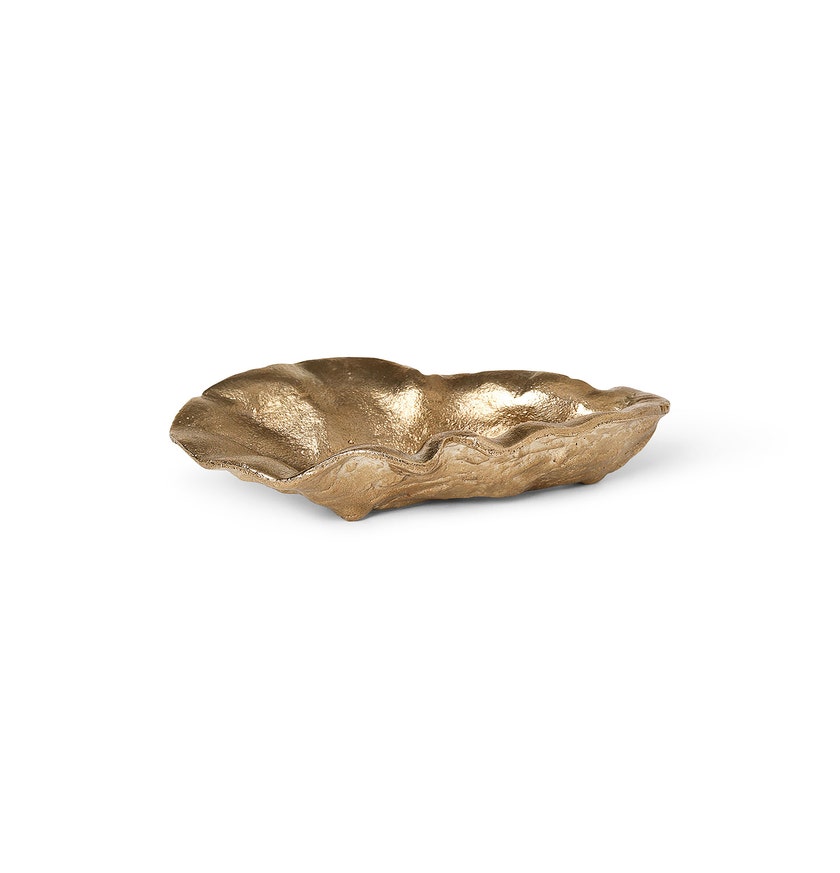 Bol vide-poche, OYSTER de Ferm Living, Laiton