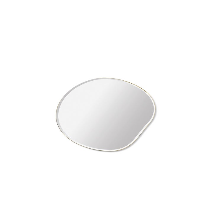 Miroir POND de Ferm Living, Taille S, Finition Brass Laiton