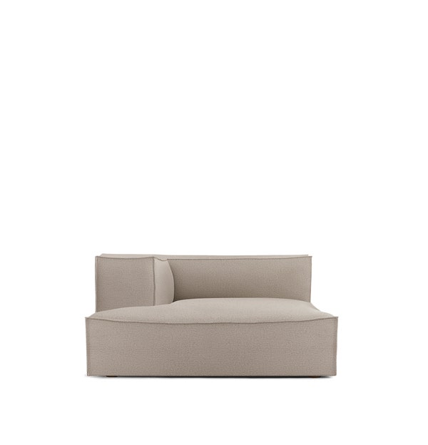 Méridienne gauche CATENA de Ferm Living, Large, Tissu Cotton linen natural