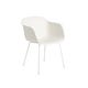 Fauteuil FIBER tube base, Blanc
