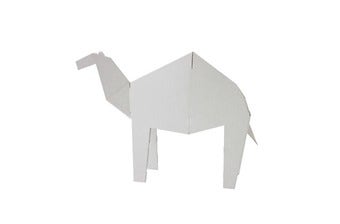 Figurine d'animaux en carton MY ZOO de Magis, Large, Dromadaire Figurine d'animaux en carton MY ZOO de Magis, Large, Dromadaire