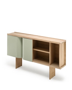 Buffet FLESSO de Woak, L.200 cm, Chêne huilé