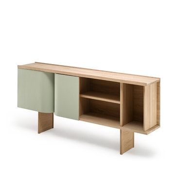 Buffet FLESSO de Woak, L.200 cm, Chêne huilé