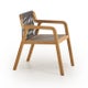 Fauteuil de repas FLEXX de Jardinico, Teck