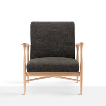 Fauteuil FLOATING de RED Edition, Tissu chiné, Anthracite