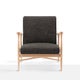 Fauteuil FLOATING de RED Edition, Tissu chiné, Anthracite