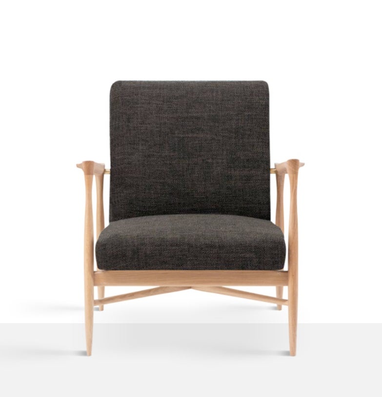 Fauteuil FLOATING de RED Edition, Tissu chiné, Anthracite