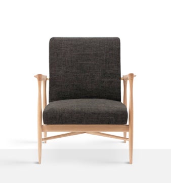 Fauteuil FLOATING de RED Edition, Tissu chiné, Anthracite Fauteuil FLOATING de RED Edition, Tissu chiné, Anthracite