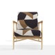 Fauteuil FLOATING, Tissu Lelièvre Dalai