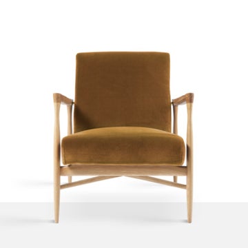 Fauteuil FLOATING de RED Edition, Velours Honey