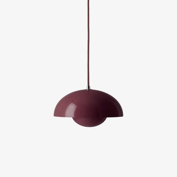 Suspension FLOWERPOT VP1 de &Tradition, Dark plum