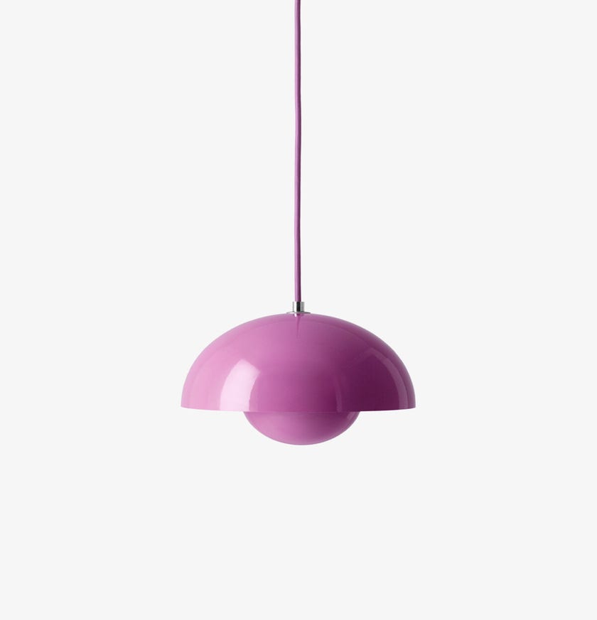 Suspension FLOWERPOT VP1 de &Tradition, Tangy pink