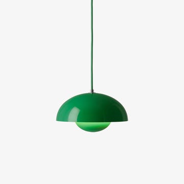 Suspension FLOWERPOT VP1 de &Tradition, Signal green