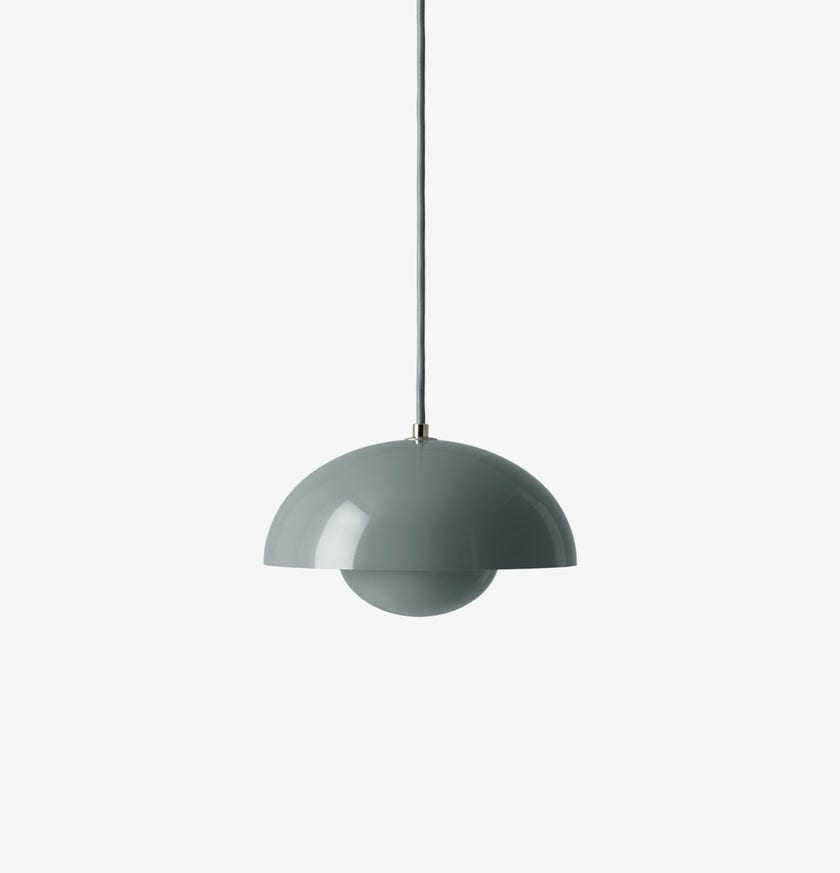Suspension FLOWERPOT VP1 de &Tradition, Stone blue