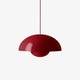 Suspension FLOWERPOT VP2, Vermilion red