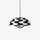Suspension FLOWERPOT VP2, Pattern Black / White