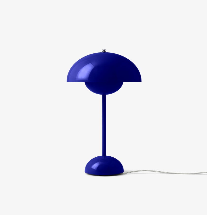 Lampe à poser FLOWERPOT VP3 de &Tradition, Cobalt blue