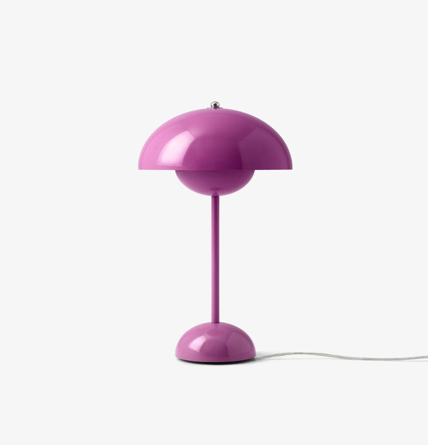 Lampe à poser FLOWERPOT VP3 de &Tradition, Tangy pink