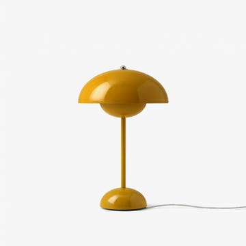 Lampe à poser FLOWERPOT VP3 de &Tradition, Moutarde