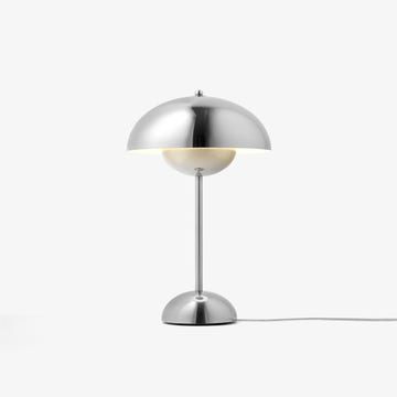 Lampe à poser FLOWERPOT VP3 de &Tradition, Chrome