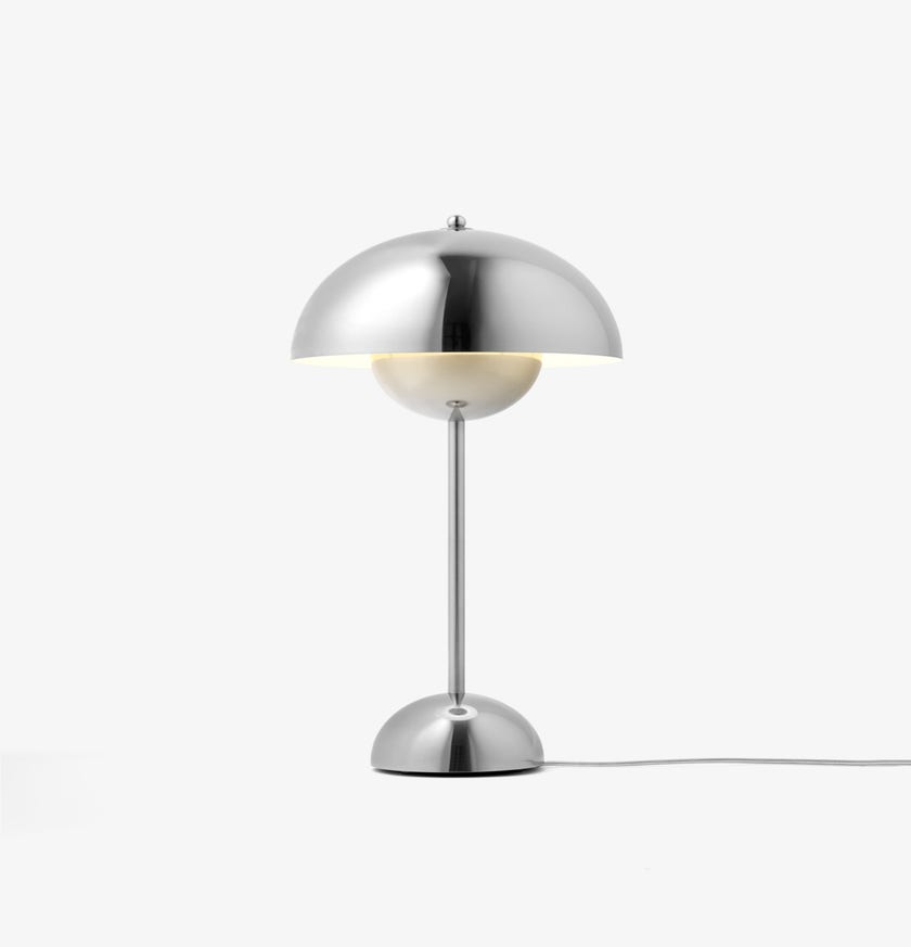 Lampe à poser FLOWERPOT VP3 de &Tradition, Chrome